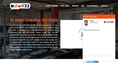 Desktop Screenshot of echat123.com